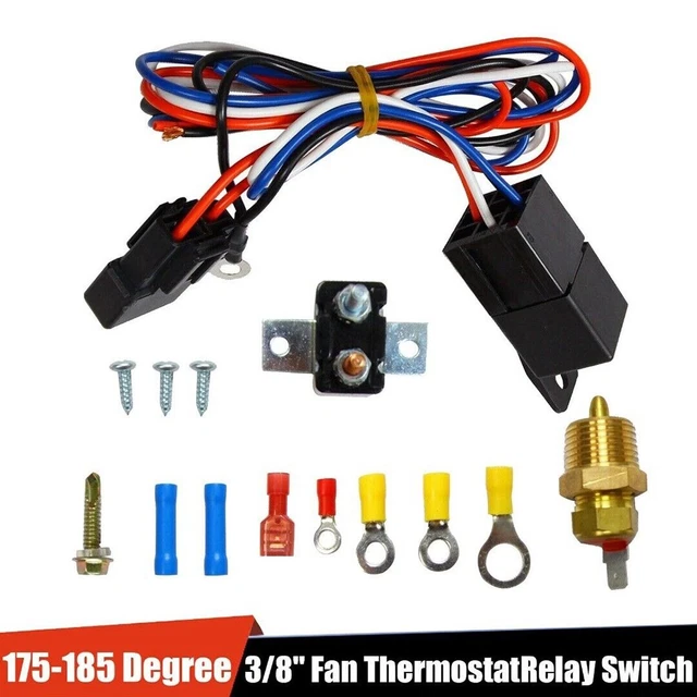 Interrupteur Thermostat Ventilateur Moto - Capteur Température 2 Temps Et 4 Temps - Remplacement Haute Performance