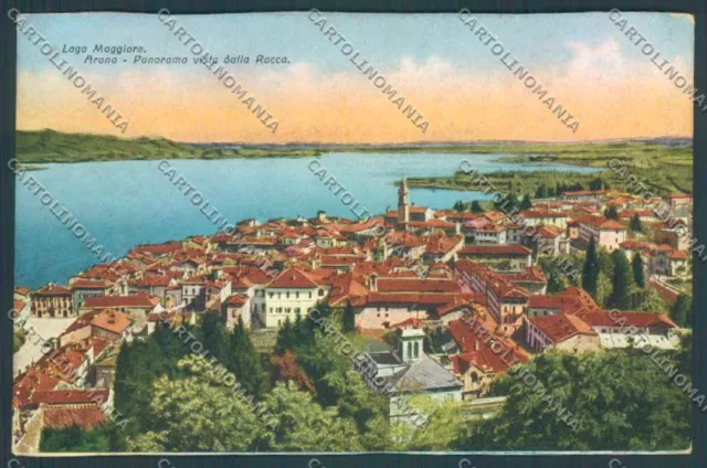 Novara Arona cartolina ZB1347