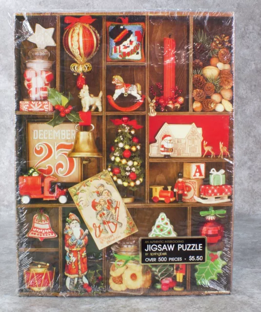 Springbok Jigsaw Puzzle 500+ Pcs Memories of December