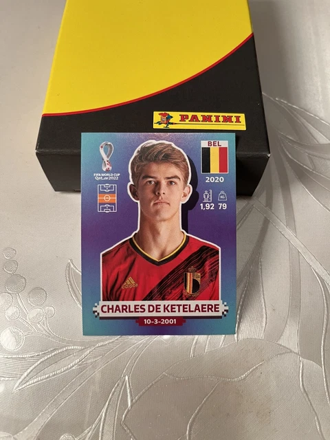Panini FIFA Fussball-Weltmeisterschaft Katar 2022 Albumaufkleber - BEL12 Charles De Ketelaere