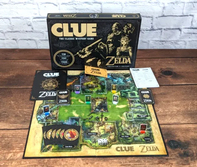 CLUE Collector's Edition THE LEGEND OF ZELDA Board Game COMPLETE