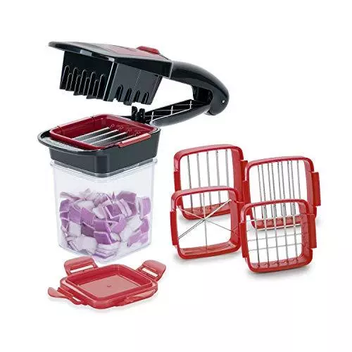 Genius Nicer Dicer Quick XXL A27165 - Set di 7 tritatutto con 3 inserti (H5l)