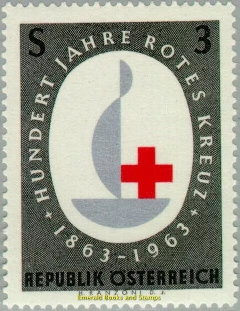 EBS Austria 1963 - Red Cross Centenary - Rotes Kreuz - ANK 1165 - MNH**