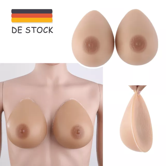 B/C/D/E cup goutte d'eau poitrine silicone formes de poitrine travesti