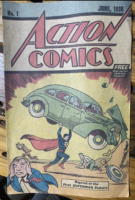 Action comics 1976 reprint in fair condition
