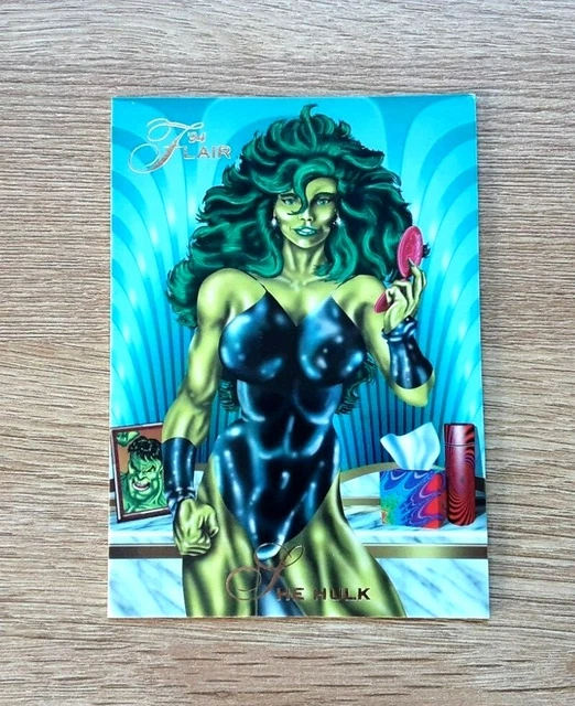 1994 Marvel Annual Flair Card 39 She Hulk