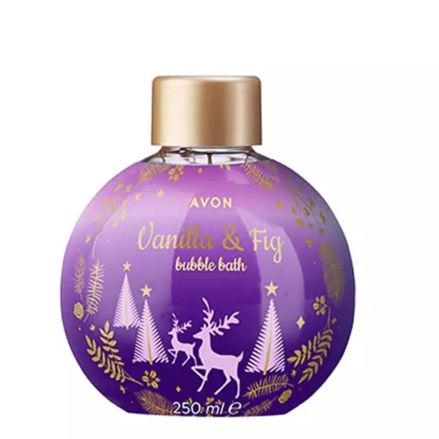 Avon Vanilla & Fig Festive Bubble Bath Bauble 250ml