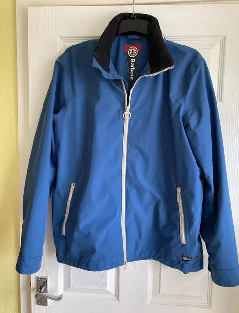 LOVELY BARBOUR KENTMERE Jacket Mens Large Light Blue 40.00 PicClick UK