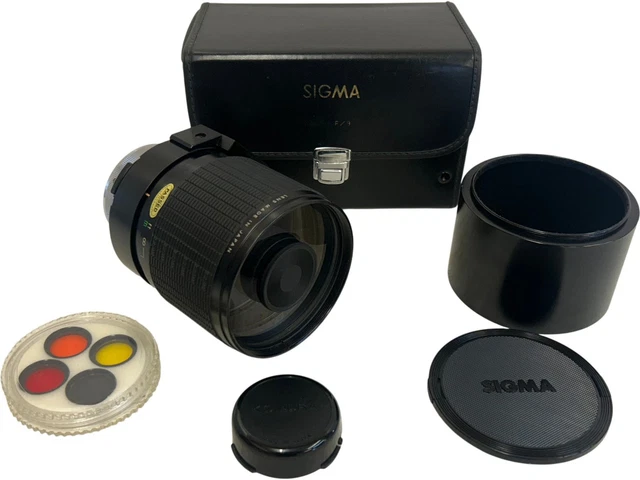 SIGMA MIRROR-TELEPHOTO 600MM f8 Multi-Coated Lens with Case and