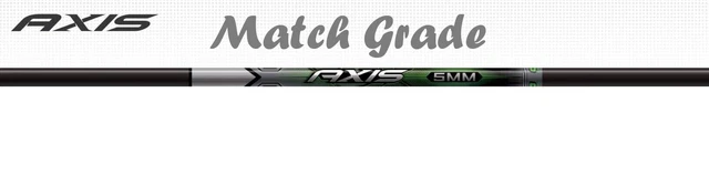 Easton Axis 5mm Match Grade Arrows Shafts (1 Dozen)
