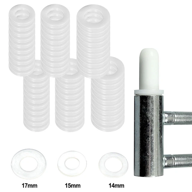Anneaux en plastique blanc haute performance pour raccords de charnière de port