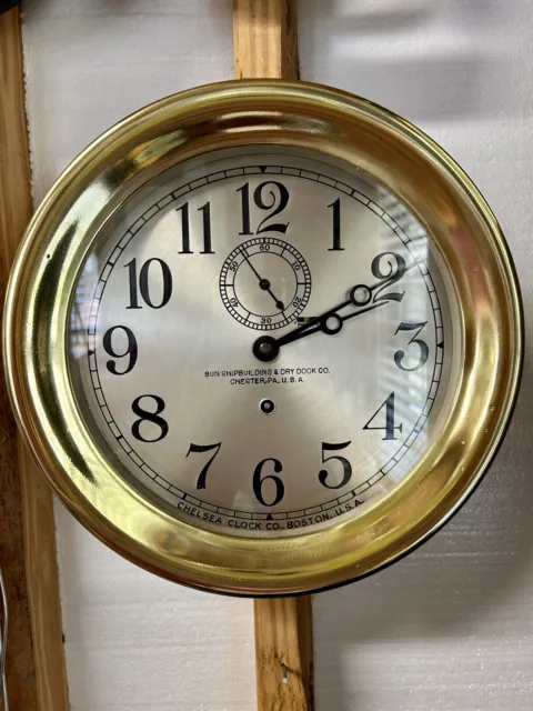 1942 Chelsea Pilot House Clock