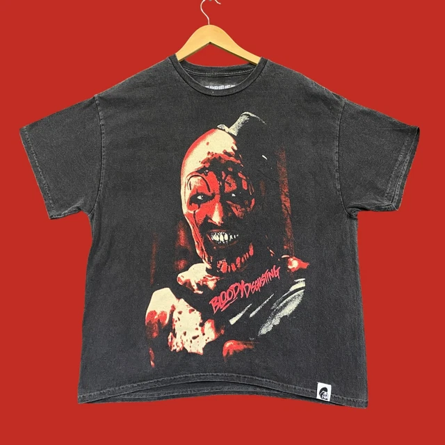 T-shirt Officiel Terrifier - Logo Art The Clown, Film D'Horreur - Coupe Classique Homme/Femme - 7