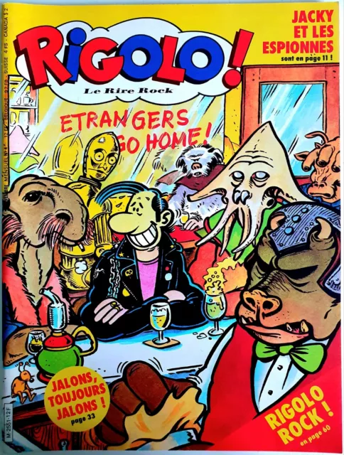 Rigolo Mensuel N°4 (11/1983) Le Rire Rock : Bd, Récits Complets (Margerin) [Tbe]