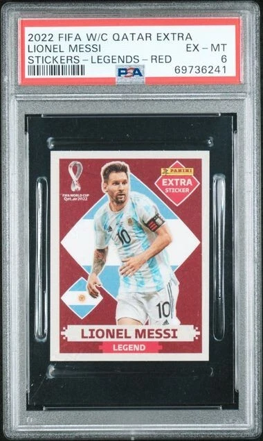 PANINI WM 2022 extra Sticker Lionel Messi Legende Bronze. EUR 18,70 - FR