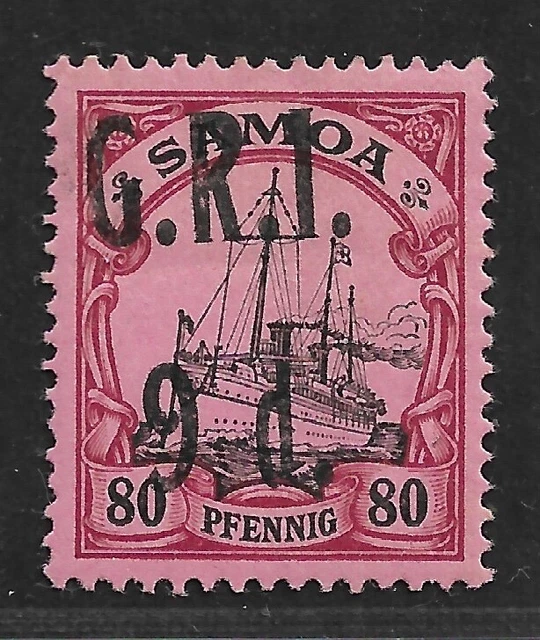 Samoa Brit. Besetzung Mi. 9 * Auflage: 1700 Stück