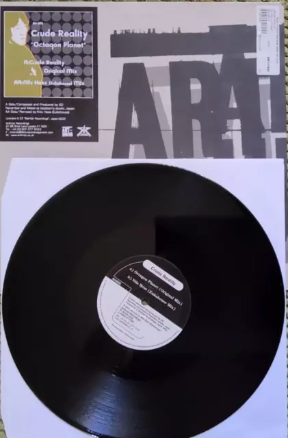 Crude Reality – Octagon Planet 2003 tech house 12" vinyl record