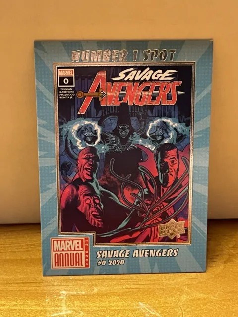 2020-21 Marvel Annual Number 1 Spot - N1S-2 Savage Avengers (2019) #0