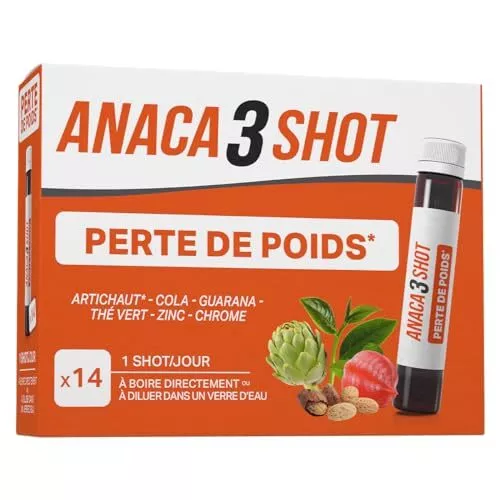 Anaca 3 - Shot Perte De Poids - Complément Alimentaire - Favorise La Perte De...