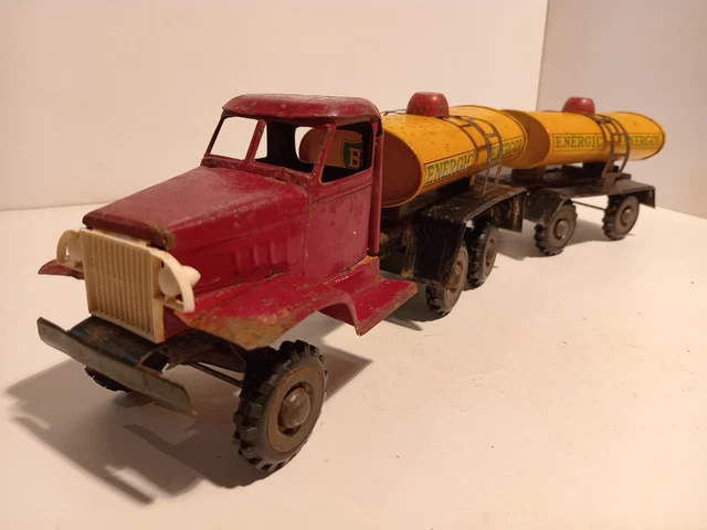 France Jouet Camion GMC 6x6 Lance-Missiles - Vintage, Occasion, Fabrication Française