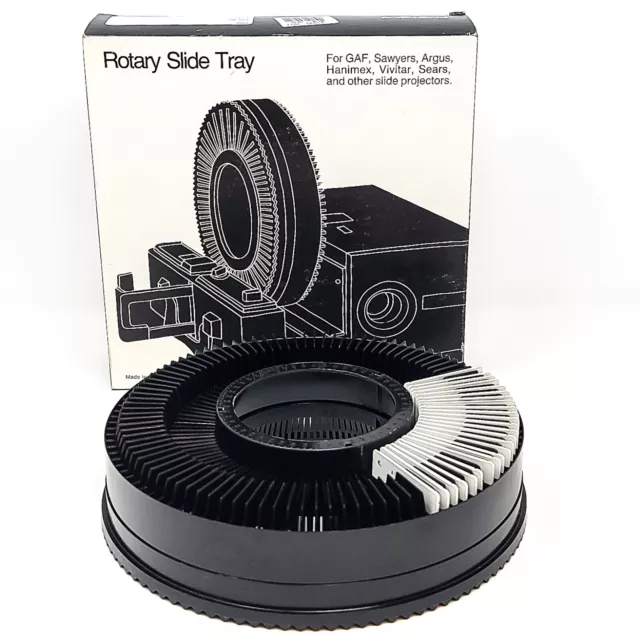Projector Rotary Slide Tray PHOTOCO 100 2x2 for GAF Sawyers Vivitar Sears (PD2)