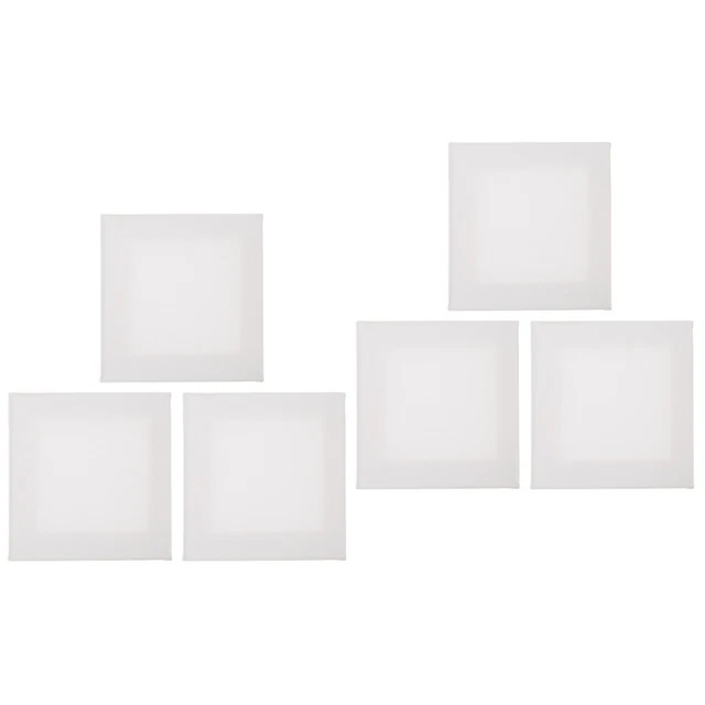 6 PIEZAS Pintura al óleo Lienzos Estudiantes Pinturas Pinturas (Blanco)