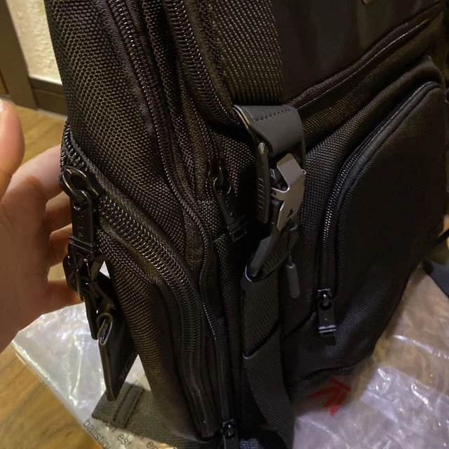 TUMI Alpha Bravo Lark Ballistic Nylon Backpack Black Shoulder Business Sports 3