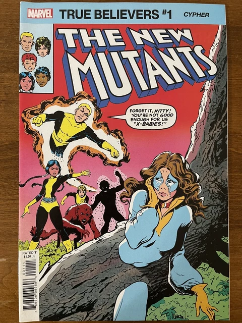 True Believers X-Men Cypher #1 Reprints New Mutants #13 (Marvel Comics 2020)