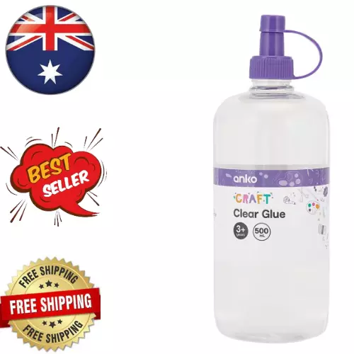 All Purpose PVA Glue White DIY Craft Slime Scrapbooking Washable Adhesive 500ml*