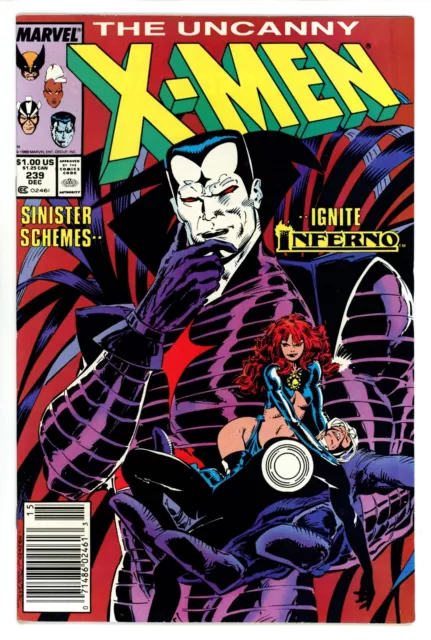 The Uncanny X-Men Vol 1 239 VF/NM (9.0) Marvel (1988) Newsstand 1st Cover