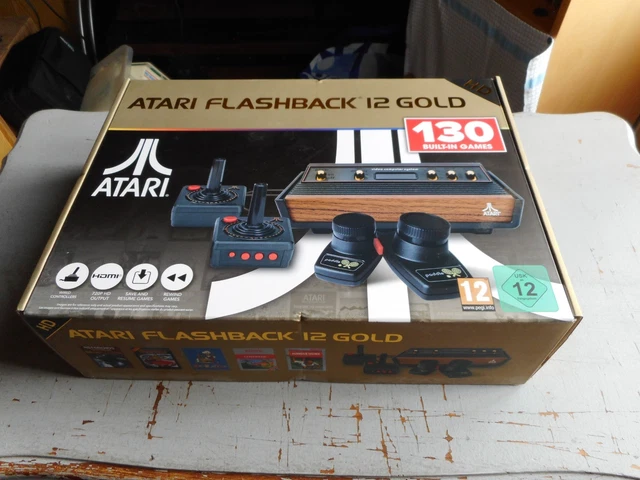 Atari Flashback 8 Gold Deluxe – Console Avec Boîte Et Notice, HDMI – Paddles Remplacées