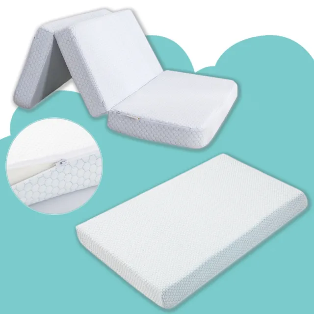 Memory Foam Pack n Play Mattress Pad Baby Crib Removable Outer Cover for Graco