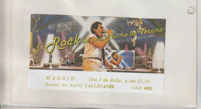 Entrada Concierto Miguel Rios Estadio Rayo Vallecano Madrid año 1983 (GT-351)