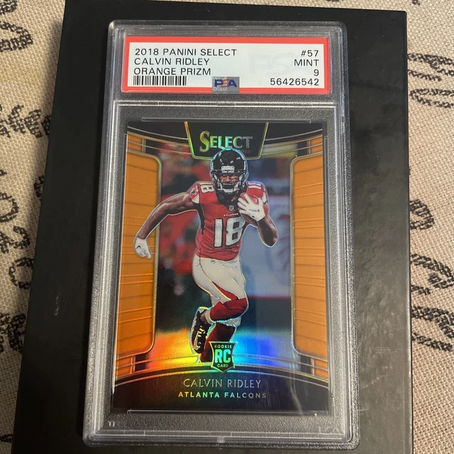 2018 Select Calvin Ridley RC Orange Prizm SSP /49 Mint PSA 9 🔥🔥🔥🔥
