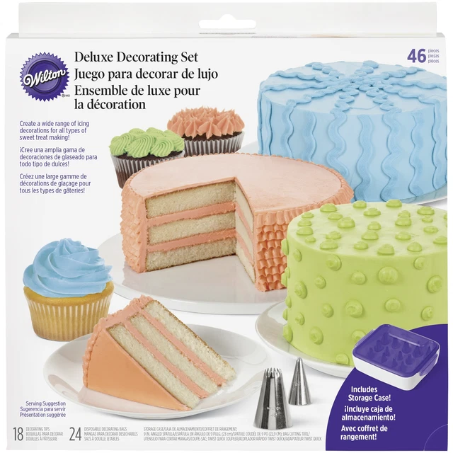 Juego de decoración de pasteles de lujo 46 piezas-W41368