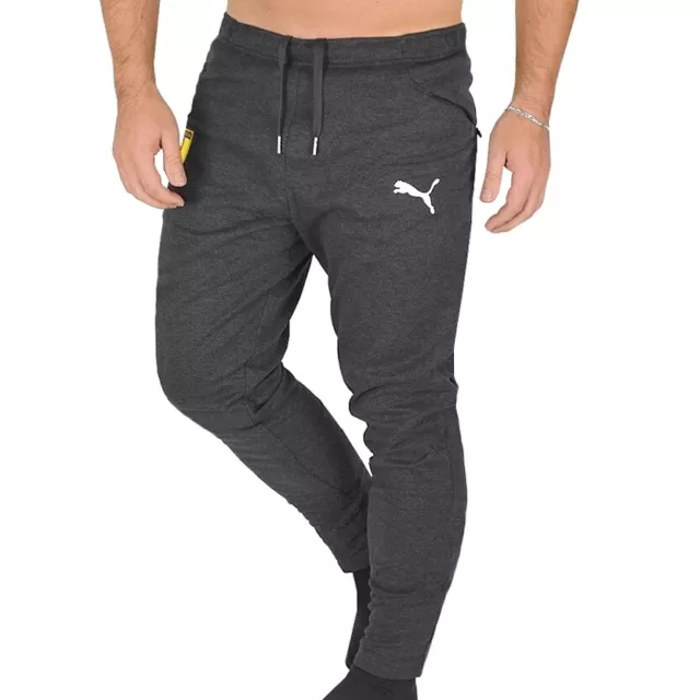 Puma Pantalon de Jogging Essentials Homme Gris