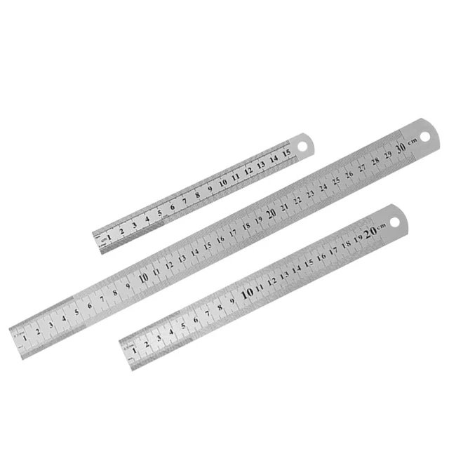 15 Pcs Metro Righello Graduato A Doppia Faccia Righello Tascabile Domestico