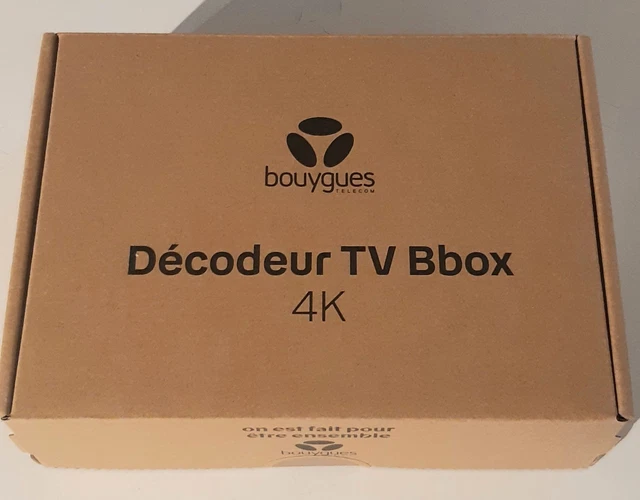 Décodeur TV Bouygues Bbox 4K Android - Neuf Avec Télécommande