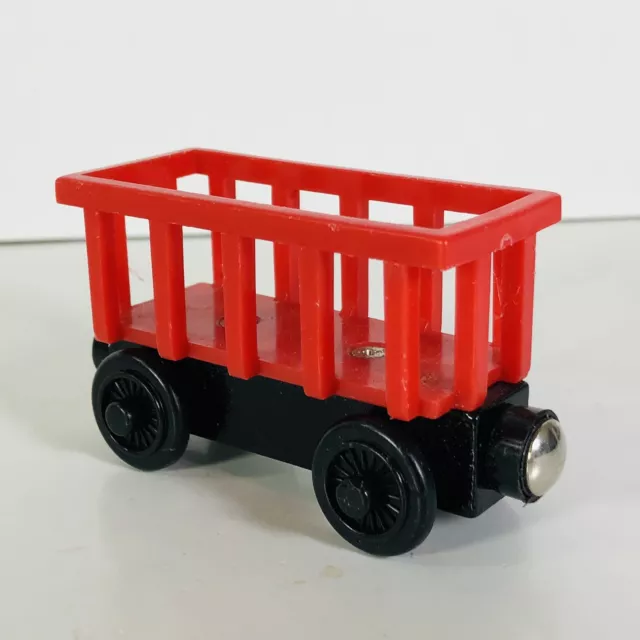 Circus Cargo Car Thomas the Train Wooden Railway Red 2003 Friends