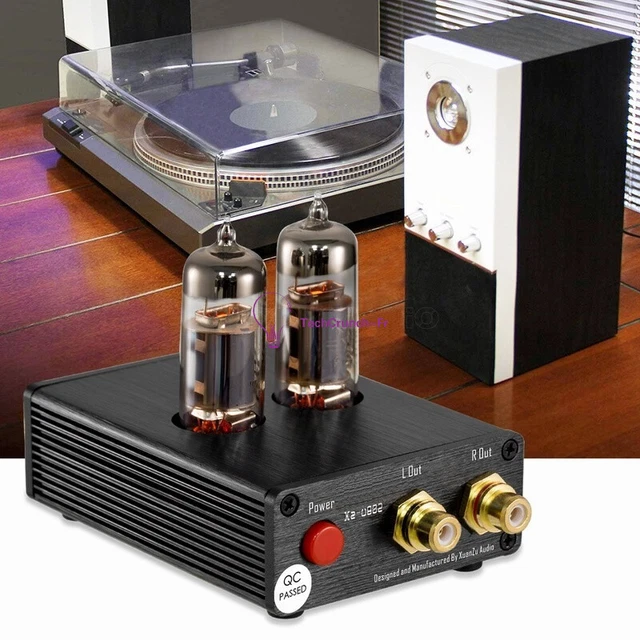 MM PHONO PREAMP Stereo Mini Turntable Phonograph Preamplifier For Vinyl