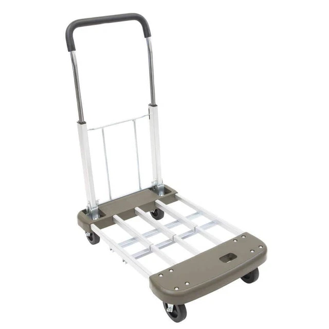 Mount-It! Platform Hand Truck 330 Lb Capacity+Folding+Expandable Platform+Wheels