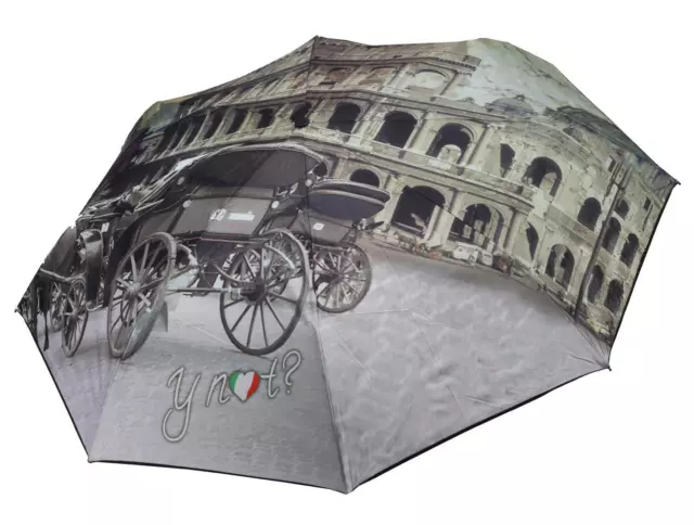 YNot? Rome Minischirm Regenschirm Taschenschirm Super Mini City Schirm