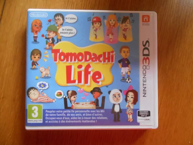 Boite seule du Jeu 3DS Tomodachi life VF (sans jeu)
