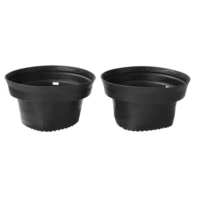 NEW 2pcs 6.5in Waterproof Car Speaker Covers Soft Silicone Horn Spacer (Black)