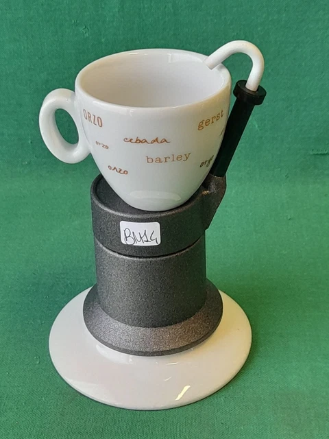 Vecchia Caffettiera Vintage Omg Moka Express 2 Tazze Alluminio Goffrato. Bm14