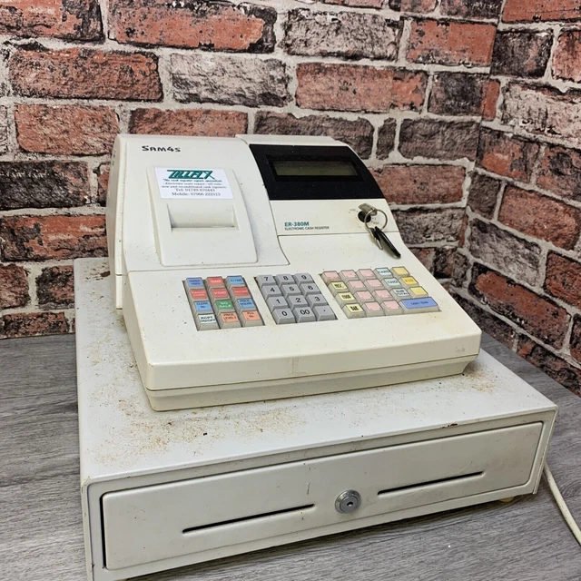 SAM4’S ER380M ELECTRONIC Cash Register Won’t Power On 101.88 PicClick