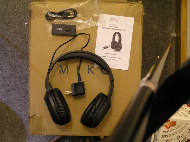 Itek hdtv online wireless headphone kit