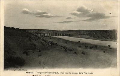 CPA AK Pont sur l'Oued Neffifich MAROC (688392)