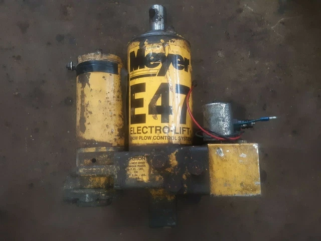 Working Meyer E-47 Snow Plow Pump E47 E57 E60 Hydraulic Unit Rebuildable Core
