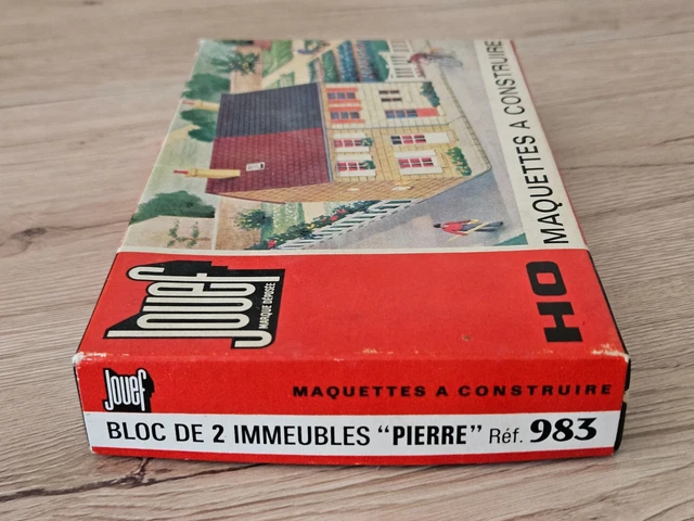 JOUEF MAQUETTE À Monter Bloc 3 Immeubles/magasins 198100 NEUF